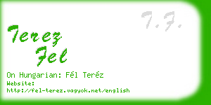 terez fel business card